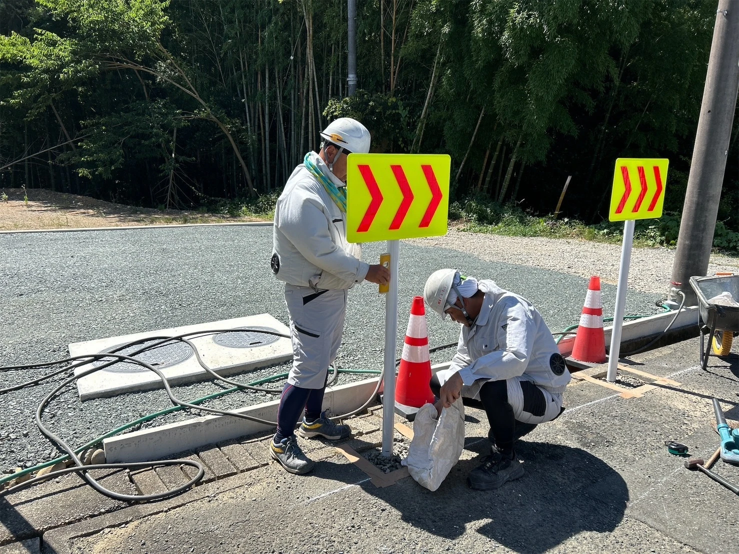 未経験から専門職へ！安全教育の道路工事求人情報